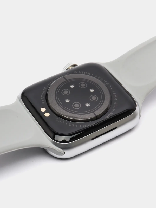 Умные часы SX9 Pro, с поддержкой звонков и уведомлений серебро