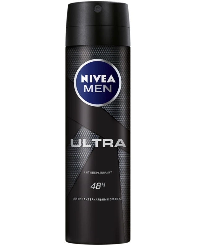 Антиперспирант-спрей мужской NIVEA Ultra, 150мл