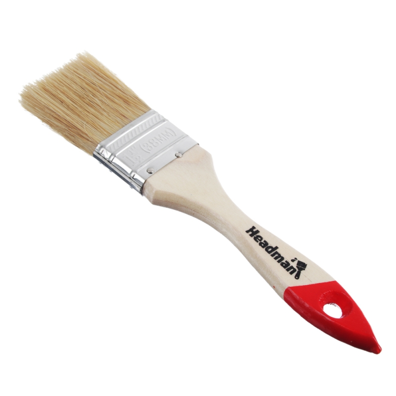 ЕРМАК Кисть малярная плоская ЕРМАК Кисть малярная плоская "Стандарт" нат. щетина 1,5" (38мм)