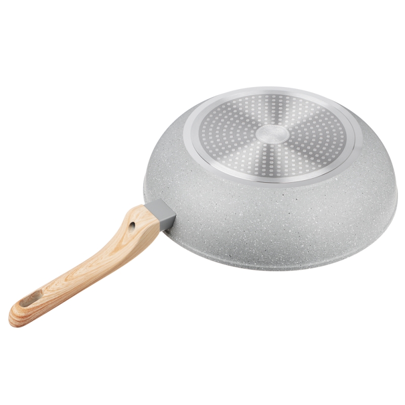 SATOSHI Берг Вок литой d28см, антипригарное покрытие Мрамор, индукция