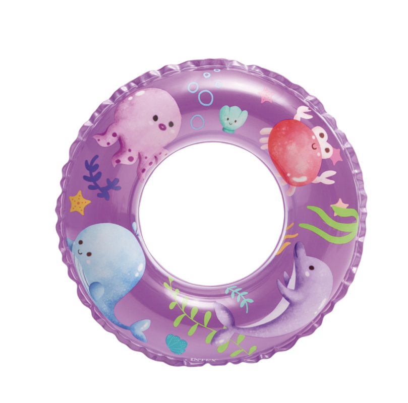Круг для плавания &laquo;Океан&raquo;, d=61 см, от 6-10 лет, фиолетовый