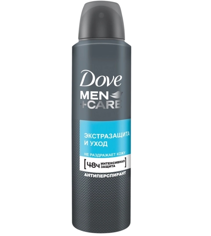 Дезодорант-антиперспирант спрей мужской DOVE Men + Care Экстразащита и уход, 150мл