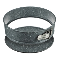 SATOSHI Буко Форма для выпечки круглая разъемная, угл.сталь, 24х6,5см, антиприг. покрытие "Мрамор"