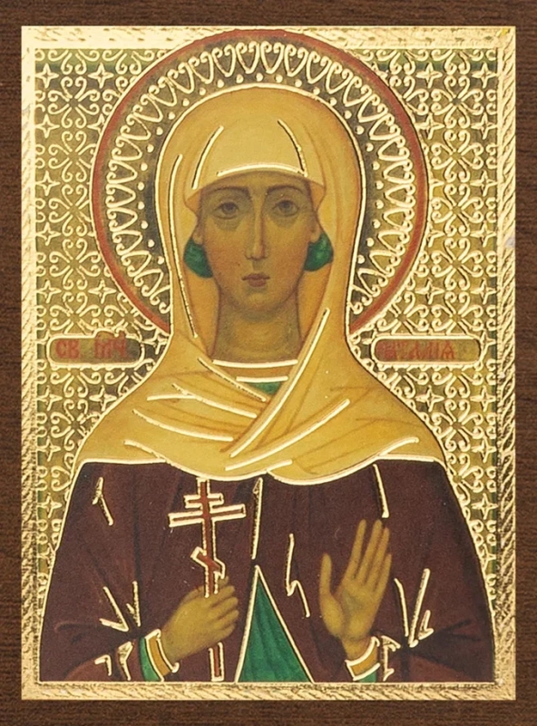 Икона "Наталия Никомидийская", вид 3, 4х6 на МДФ-6