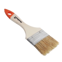 ЕРМАК Кисть малярная плоская "Бейсик" нат. щетина 2,5" (63мм)
