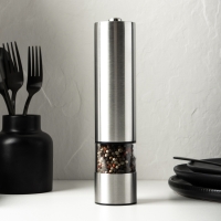 SATOSHI Мельница для специй электрическая 22см, сталь/акрил, MG705