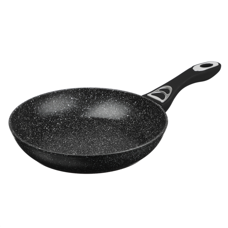 SATOSHI Танто Сковорода литая d26см, антипригарное покрытие Мрамор, индукция