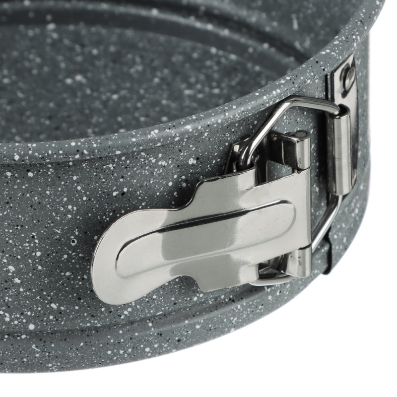 SATOSHI Буко Форма для выпечки круглая разъемная, угл.сталь, 18х6,5см, антиприг. покрытие "Мрамор"