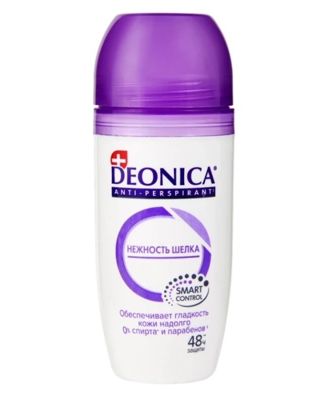 Антиперспирант роликовый женский DEONICA Нежность шелка, 50мл