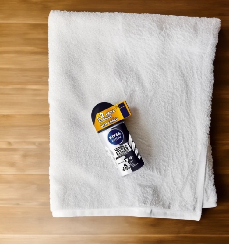 Дезодорант-антиперспирант роликовый мужской NIVEA Черное и Белое Невидимая защита для тела, 50мл