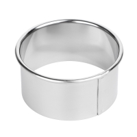 SATOSHI Набор форм для печенья/салатов/десертов 5 предметов, 5,2-6-6,8-7,6-8,5х3 см, нержавеющая сталь