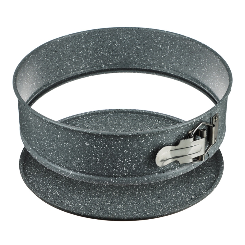 SATOSHI Буко Форма для выпечки круглая разъемная, угл.сталь, 24х6,5см, антиприг. покрытие "Мрамор"