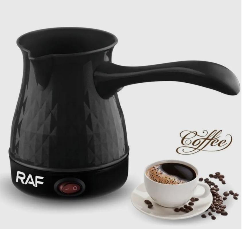 Турка электрическая 500мл 600вт черная