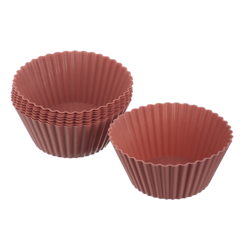 VETTA Набор форм силиконовых 16шт, 6,5x3,3см, "Кекс", 3 цвета