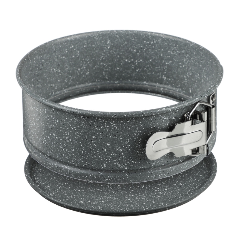 SATOSHI Буко Форма для выпечки круглая разъемная, угл.сталь, 18х6,5см, антиприг. покрытие "Мрамор"