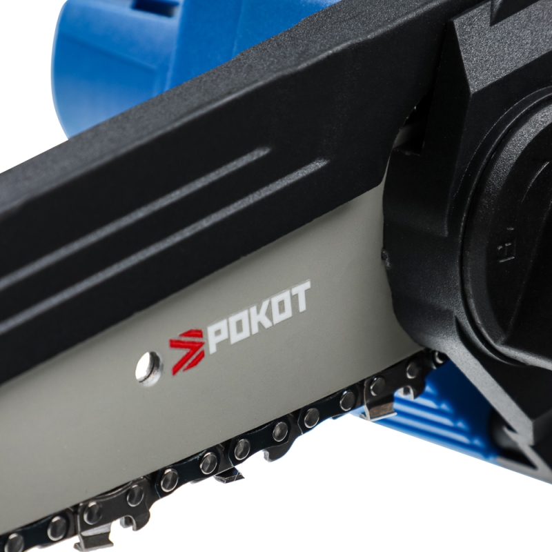 РОКОТ Электропила аккумуляторная цепная 12В, 100 мм, 2.0 А*ч, Li-Ion, 5м/с, ЗУ