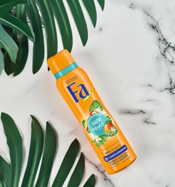 Дезодорант-спрей женский ФА Ритмы острова Бали Delight, 150мл