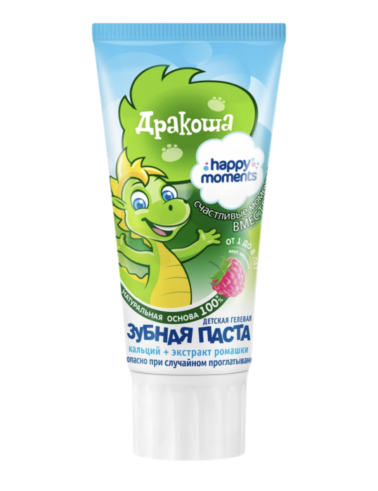 Зубная паста детская ДРАКОША Малина