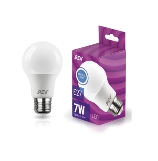 Лампа светодиодная Rev LED Е27 7Вт 220V 4000К