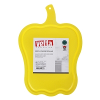 VETTA Доска разделочная, фигурная, "Перчик", 2 цвета, 37x26x0,3см, полипропилен