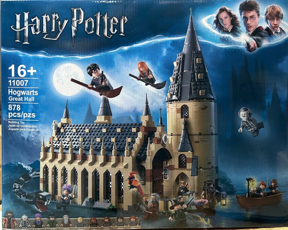 Конструктор Гарри Поттер Большой зал Хогвартса 878дет