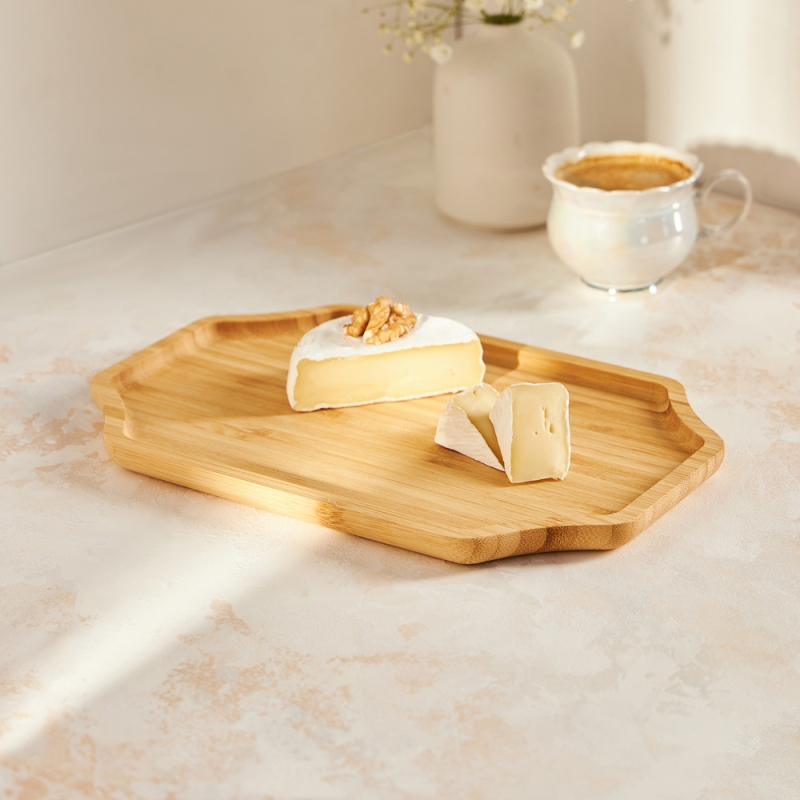 VETTA Поднос сервировочный, бамбук, 26,2х17,4х1,5см