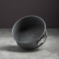 SATOSHI Буко Форма для выпечки круглая разъемная, угл.сталь, 18х6,5см, антиприг. покрытие "Мрамор"