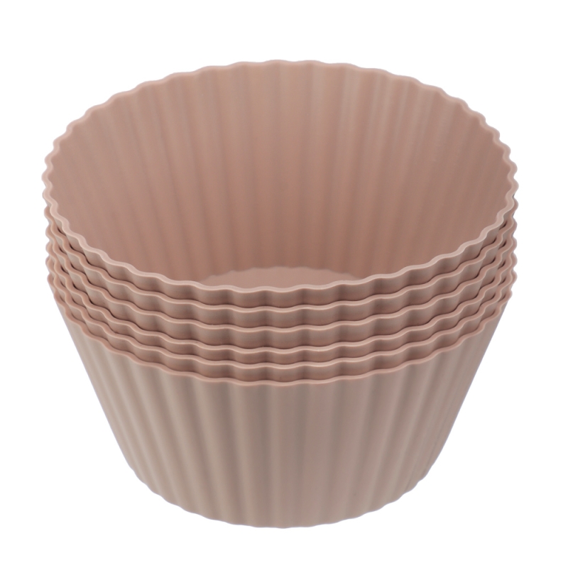 SATOSHI Алион Набор форм для выпечки кексов 6шт, 9,5x4,4см, силикон