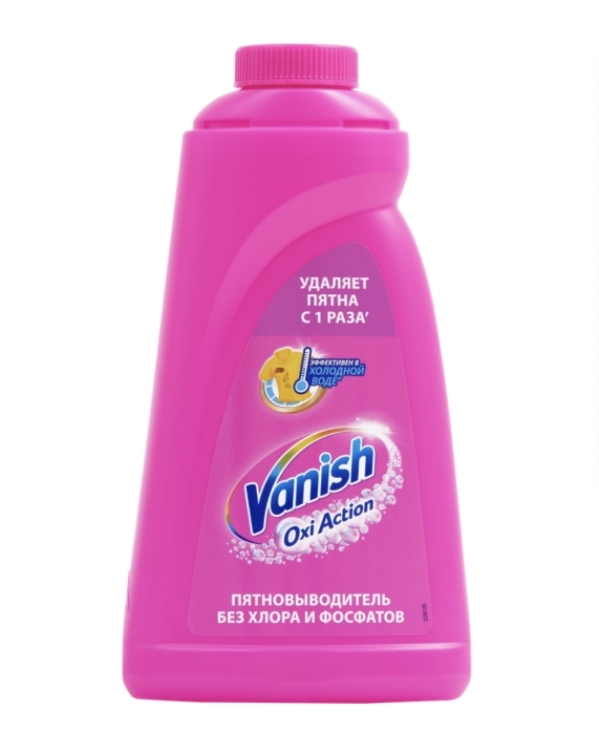 Пятновыводитель жидкий для тканей VANISH Oxi Action, 1л