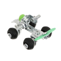 ИГРОЛЕНД Конструктор металлический, 38-48 деталей, металл, РР, 10х3х13,3см, 5 дизайнов