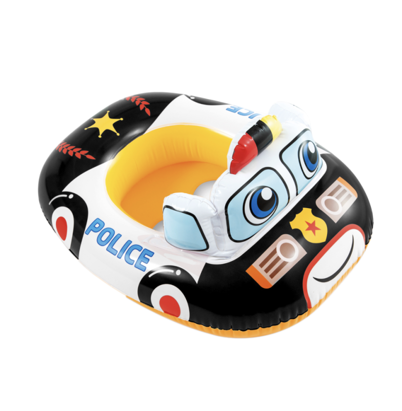 Круг для плавания с сиденьем &laquo;Транспорт&raquo;, от 1-2 лет, полицейская машинка
