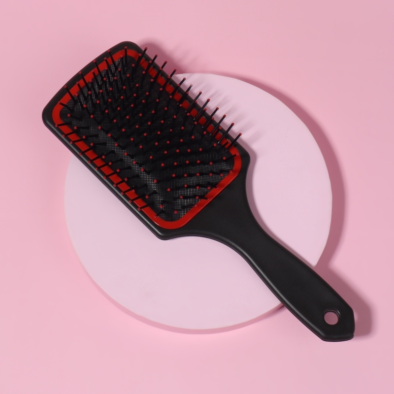 Расчёска массажная, широкая, 8 &times; 24 см, цвет МИКС