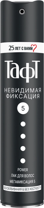 Лак для волос Taft Power Невидимая фиксация, мегафиксация