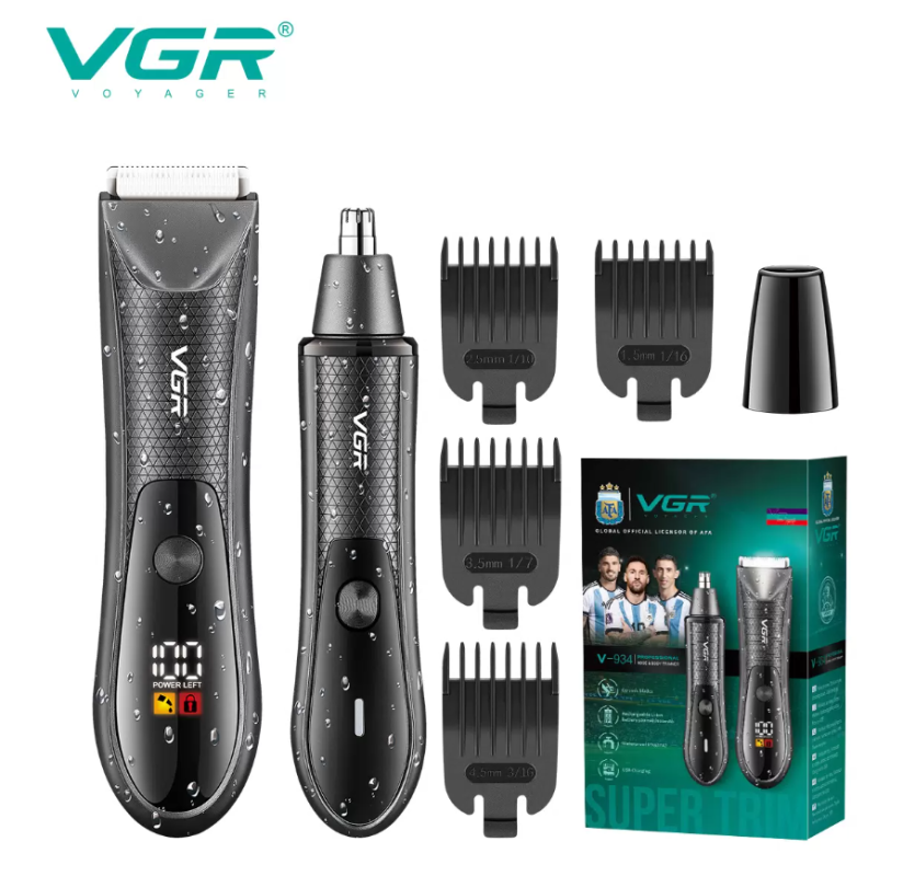 Машинка для стрижки волос с триммером V-934