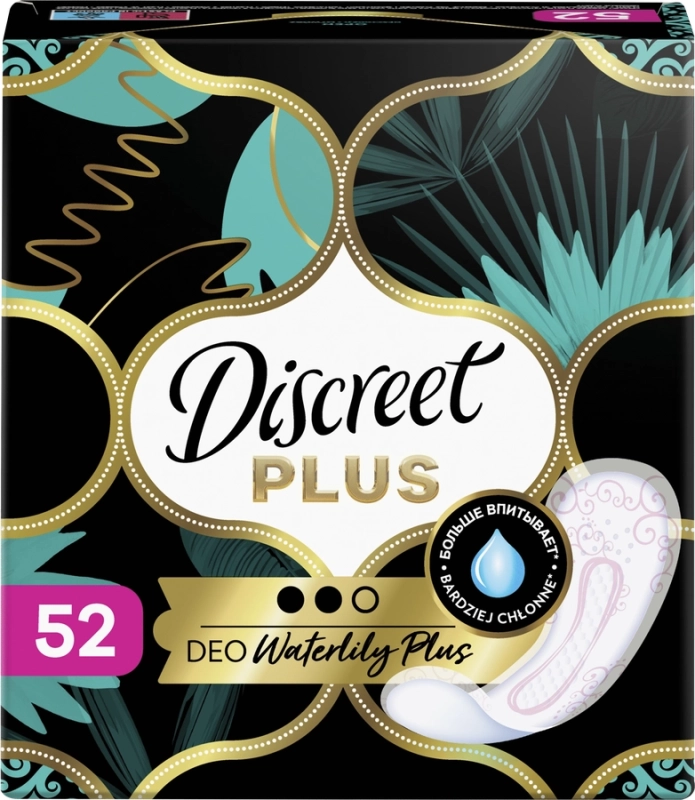 Ежедневные прокладки DISCREET ZonePlus Deo Waterlily Plus