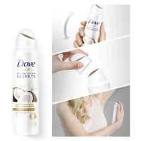 Дезодорант-антиперспирант спрей женский DOVE Ритуал красоты Восстановление с ароматом кокоса и цветка жасмина, 150мл