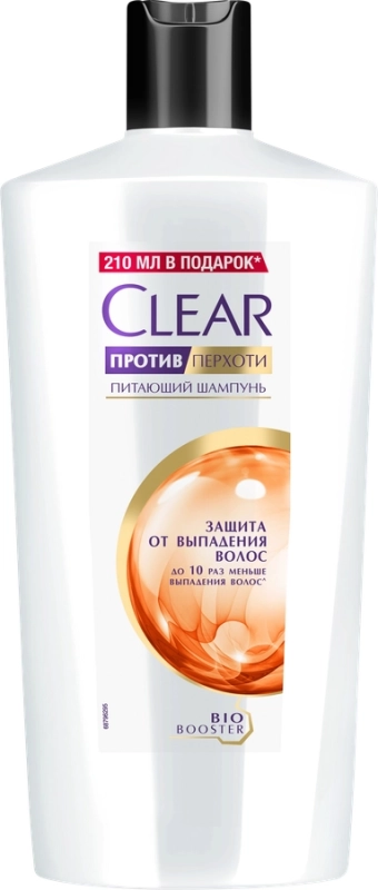 Шампунь против перхоти  "CLEAR"  питающий шампунь, защита от выпадения волос  610мл?
