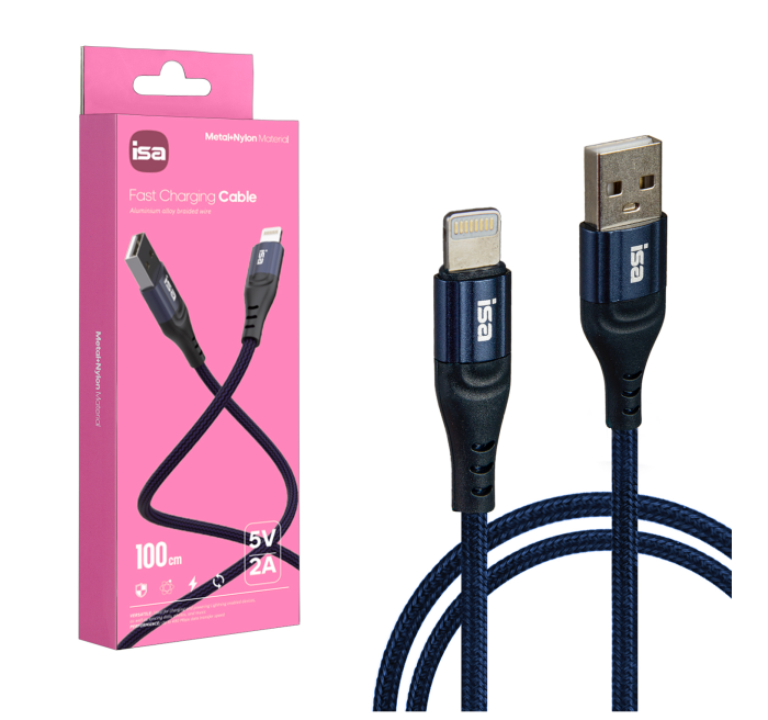 Кабель USB Lightning 1m 5V 2A BX-2