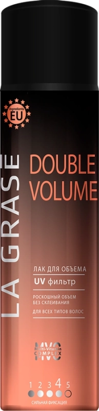 Лак для волос LA GRASE Double Volume