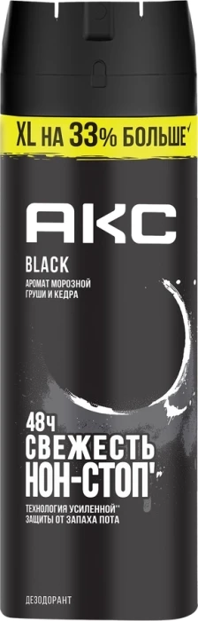 Дезодорант-спрей мужской AXE Блэк, 200мл