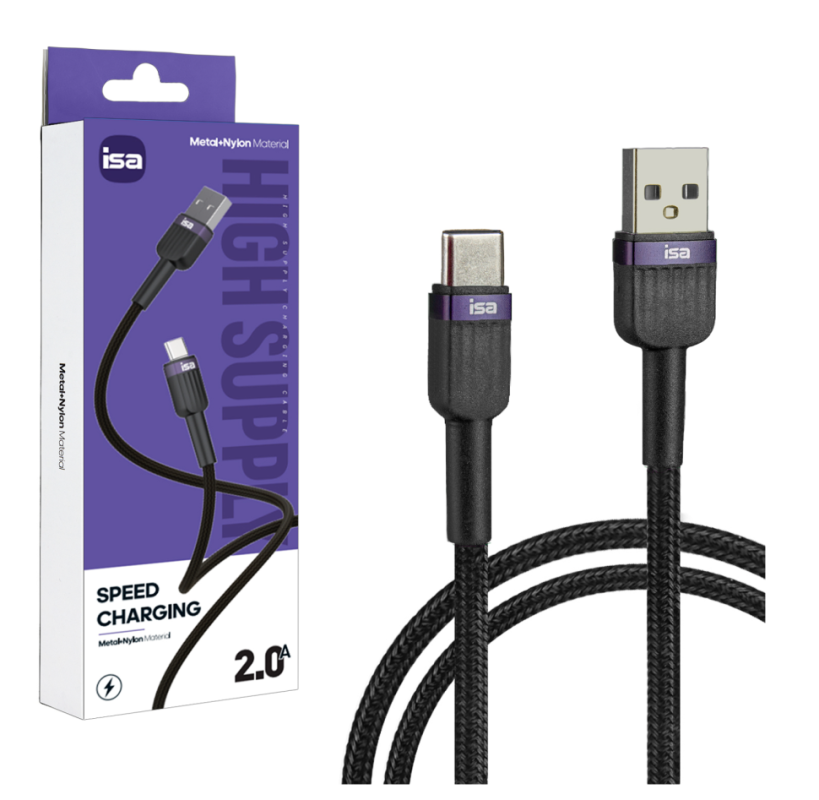 Кабель USB Type-C 1m 5V 2A