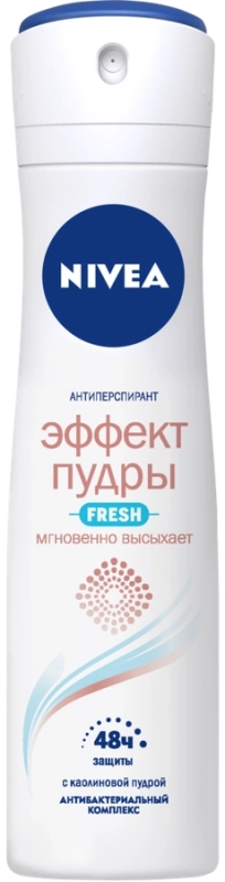 Дезодорант-спрей для женщин NIVEA Fresh Эффект пудры