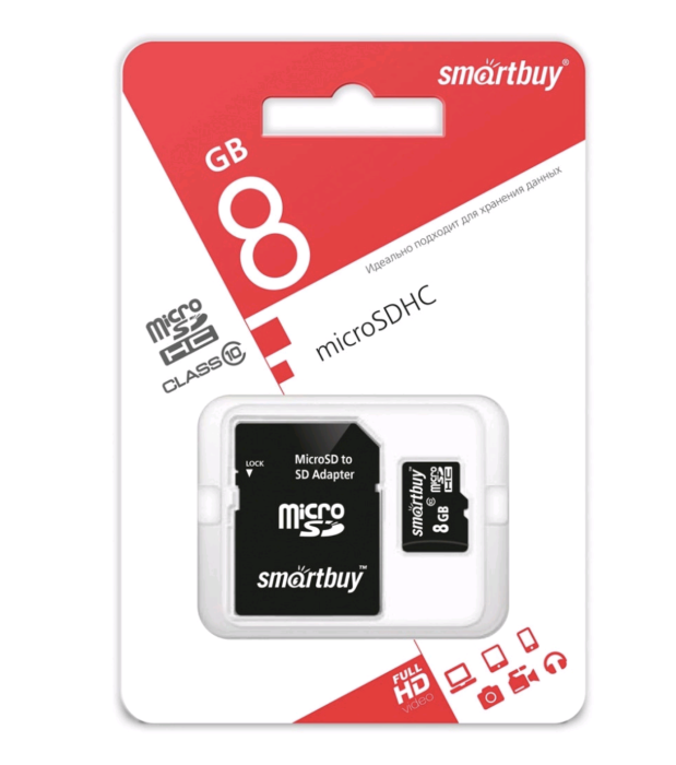 Micro SD 8GB Smart Buy class 10