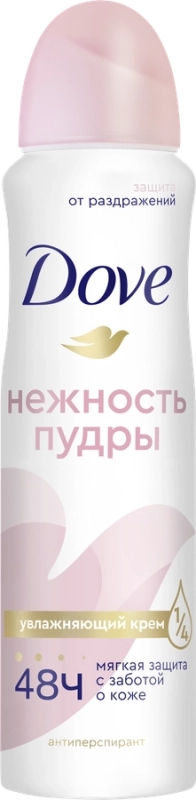 Дезодорант-антиперспирант спрей женский DOVE Нежность пудры