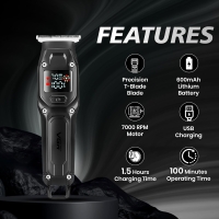 Триммер для стрижки волос VGR V-964 Черный