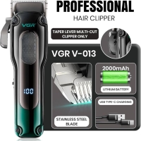 Машинка для стрижки волос VGR V-013 Красная