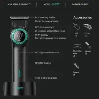 Набор для стрижки волос 2в1 VGR V-977 & V-377 Черный