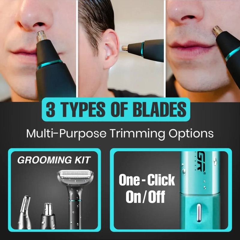 Триммер для стрижки волос Набор 3в1 VGR V-625