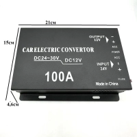 Преобразователь напряжения Инвертор 100A 24V-12V