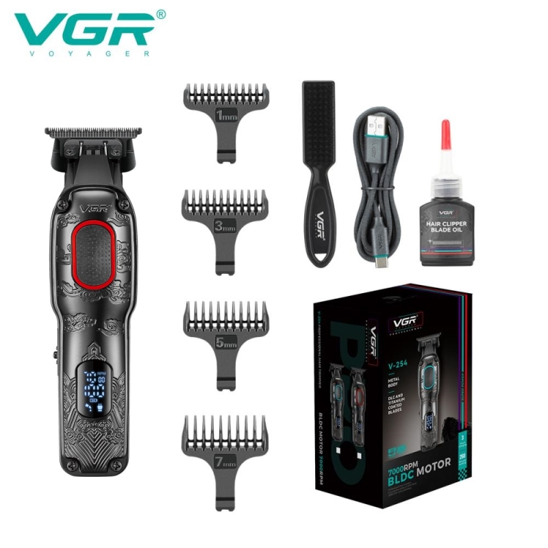 Триммер для стрижки волос VGR V-254 Красный